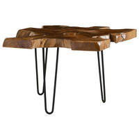 MIZICA, 80/46/80 cm naravne barve  - črna/naravne barve, Design, kovina/les (80/46/80cm) - Livetastic