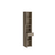 HOCHSCHRANK 39,8/191,9/34,9 cm  - Taupe/Grau, MODERN, Holzwerkstoff/Kunststoff (39,8/191,9/34,9cm) - Xora