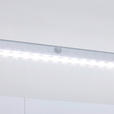 KLEIDERSTANGE mit Beleuchtung System Unit Alufarben  - Alufarben, Metall (87,1cm) - Hom`in