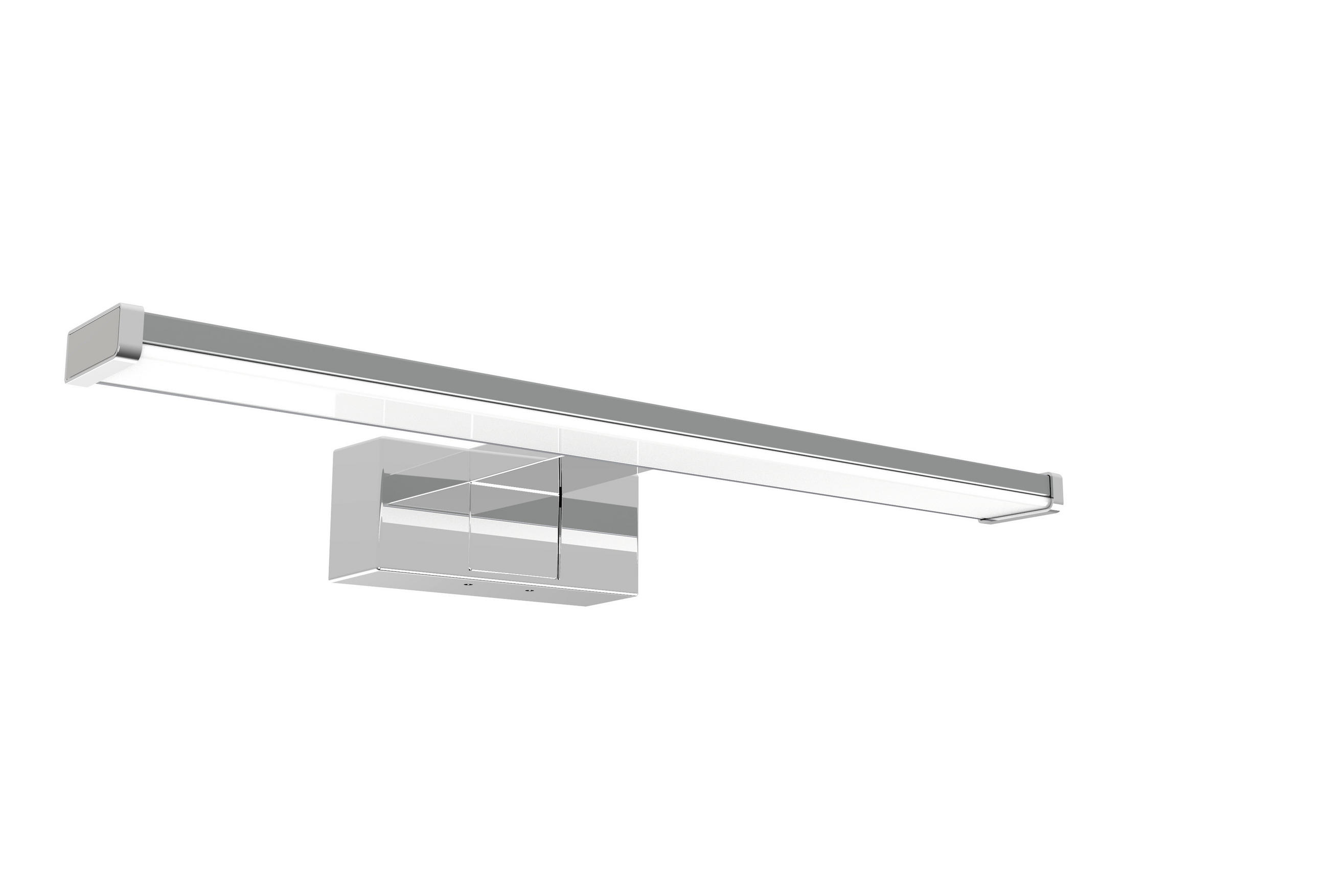 STENSKA SVETILKA ZA KOPALNICO   60/5,1/13,8 cm          4000 K - barve kroma, Basics, umetna masa (60/5,1/13,8cm)