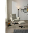 SESSEL in Chenille Beige  - Beige/Schwarz, Design, Textil/Metall (60/94/86cm) - Dieter Knoll
