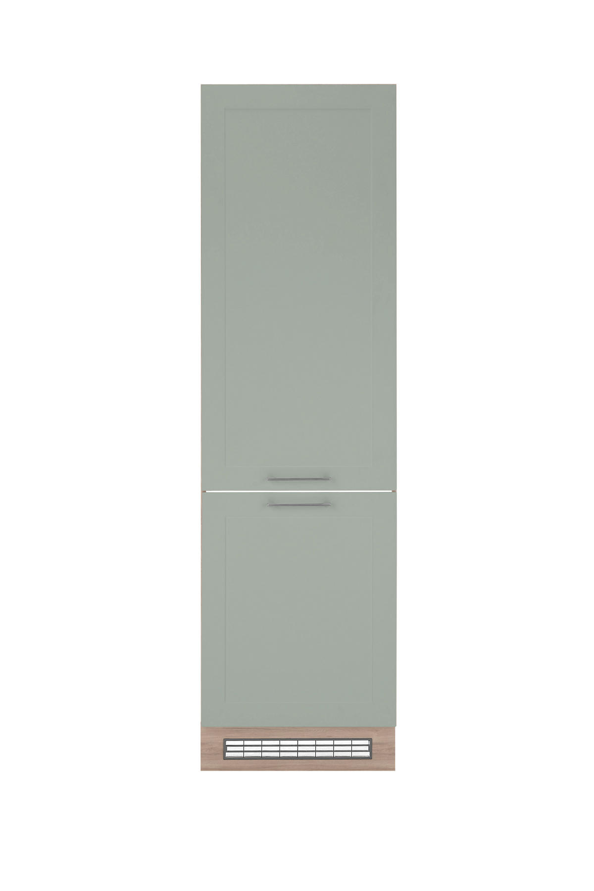 GERÄTEUMBAUSCHRANK 60/211/57 cm  in Eiche San Remo, Grün  - Chromfarben/Eiche San Remo, Design, Holzwerkstoff/Metall (60/211/57cm) - MID.YOU
