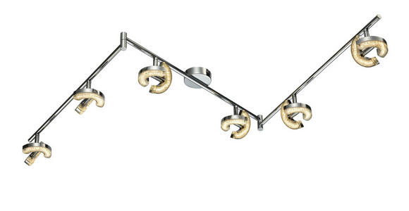 LED-STRAHLER - Weiß, Design, Kunststoff/Metall (11/180cm) - Novel