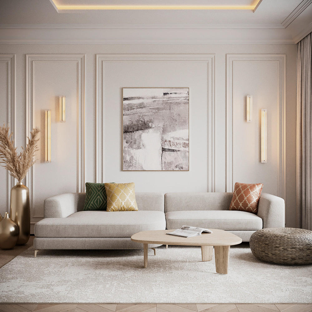 WANDLEUCHTE 6,6/8/60 cm   - Messingfarben, Design, Metall (6,6/8/60cm) - MAYTONI