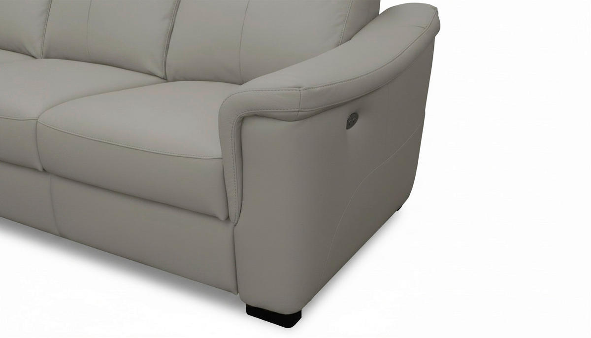 ECKSOFA  in Lederlook Echtleder Schlammfarben  229/260 cm  - Wengefarben/Schlammfarben, Design, Leder/Holz (229/260cm) - Livetastic