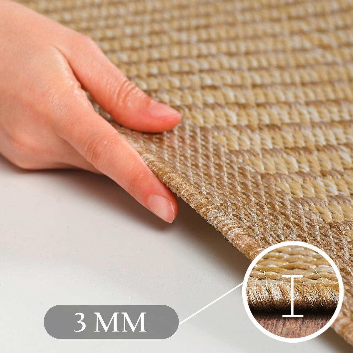 OUTDOORTEPPICH 80/150 cm GIZA Beige  - Beige, Basics, Textil (80/150cm) - Novel
