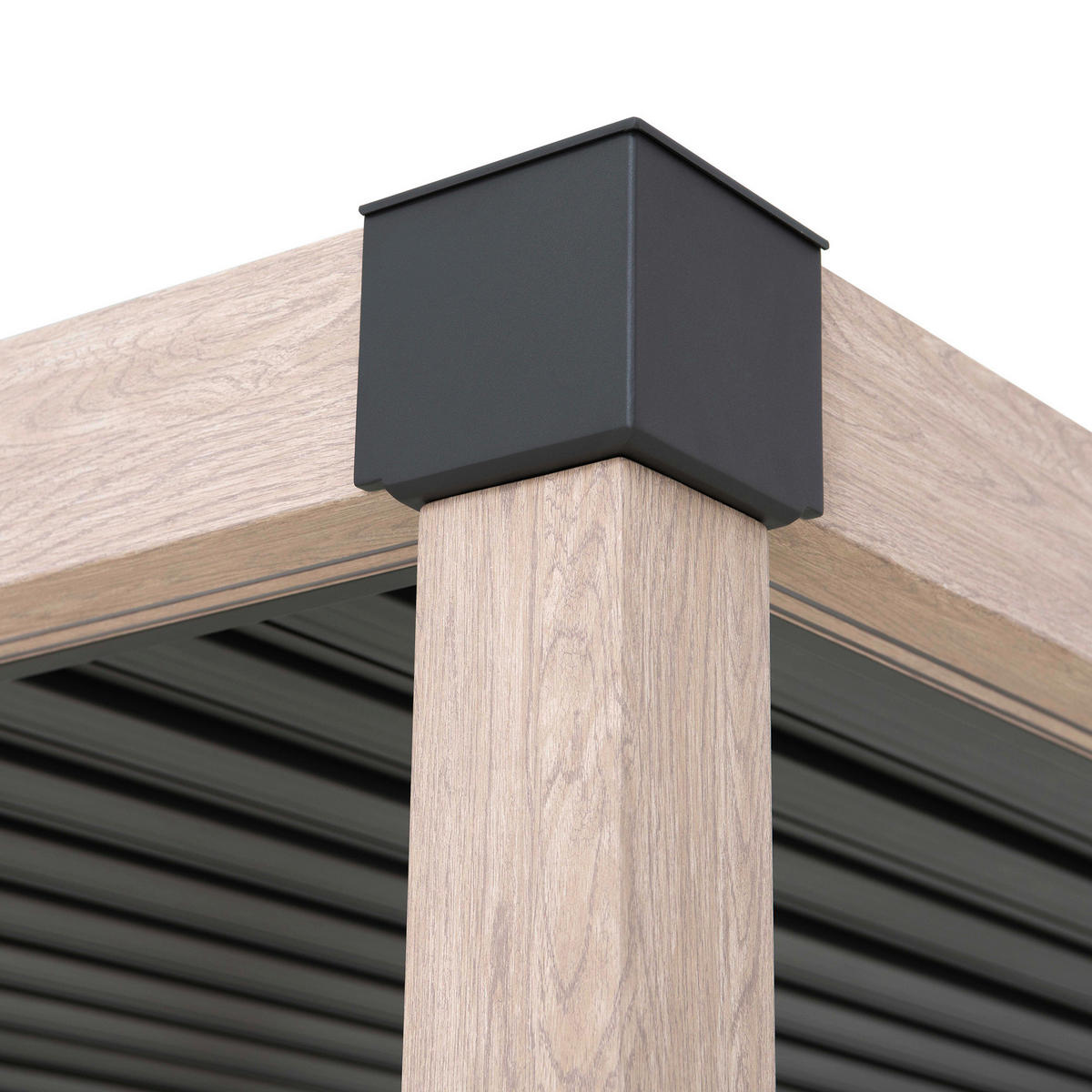 PAVILLON 306/223/306 cm   - Hellbraun/Anthrazit, Basics, Metall (306/223/306cm) - Modante