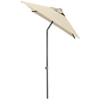 SONNENSCHIRM 210 cm Naturfarben  - Anthrazit/Naturfarben, Basics, Textil/Metall (150/210cm) - Kettler