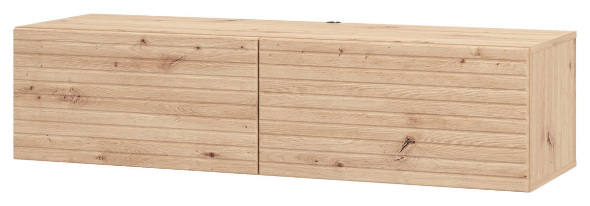 TV-ÁLLVÁNY Artisan tölgy  - Artisan tölgy, Basics, faalapú anyag (128/32/42cm) - Xora