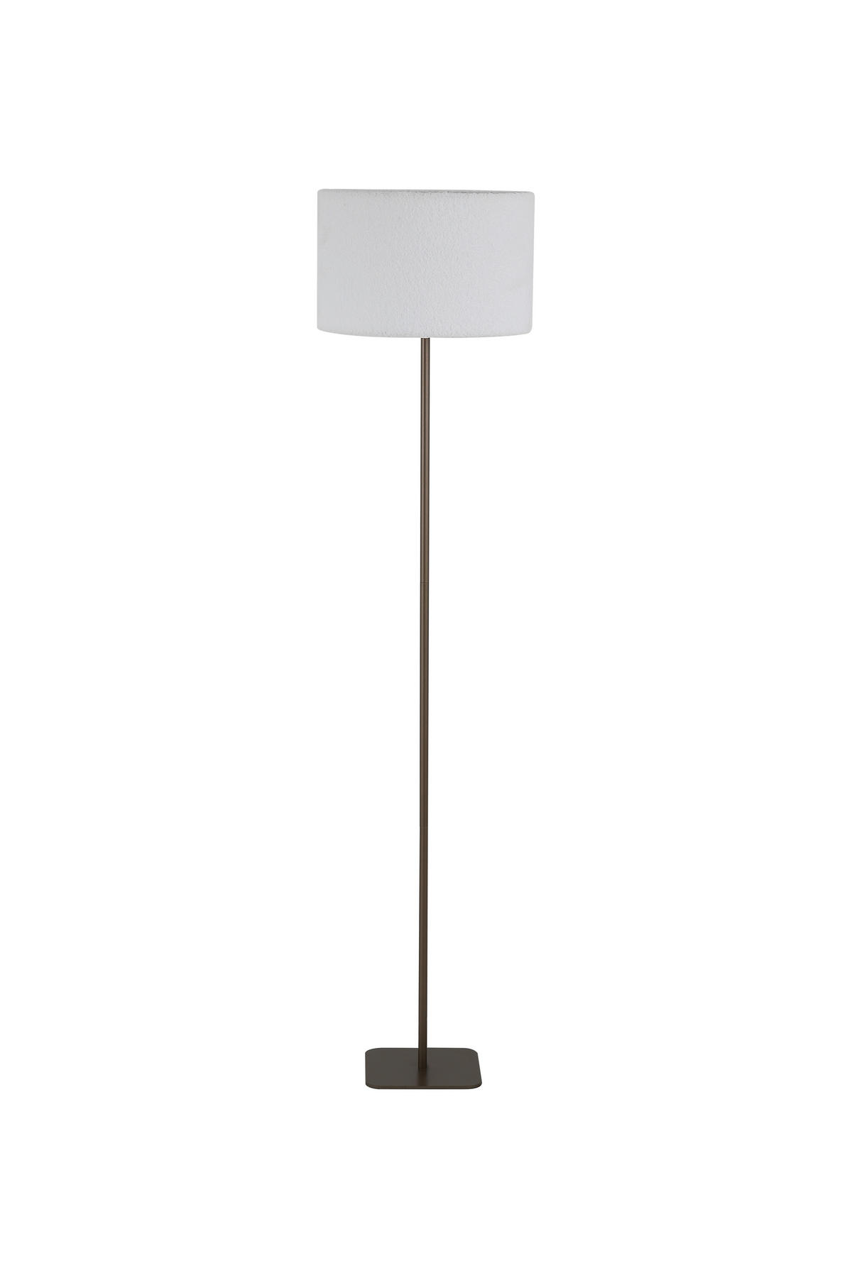 STEHLEUCHTE Chelsea 35/150 cm   - Weiß/Mokka, Design, Textil/Metall (35/150cm) - Searchlight