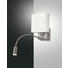 LED-WANDLEUCHTE - Weiß, KONVENTIONELL, Textil/Metall (39/20/18cm) LED-WANDLEUCHTE - Weiß, KONVENTIONELL, Textil/Metall (39/20/18cm)