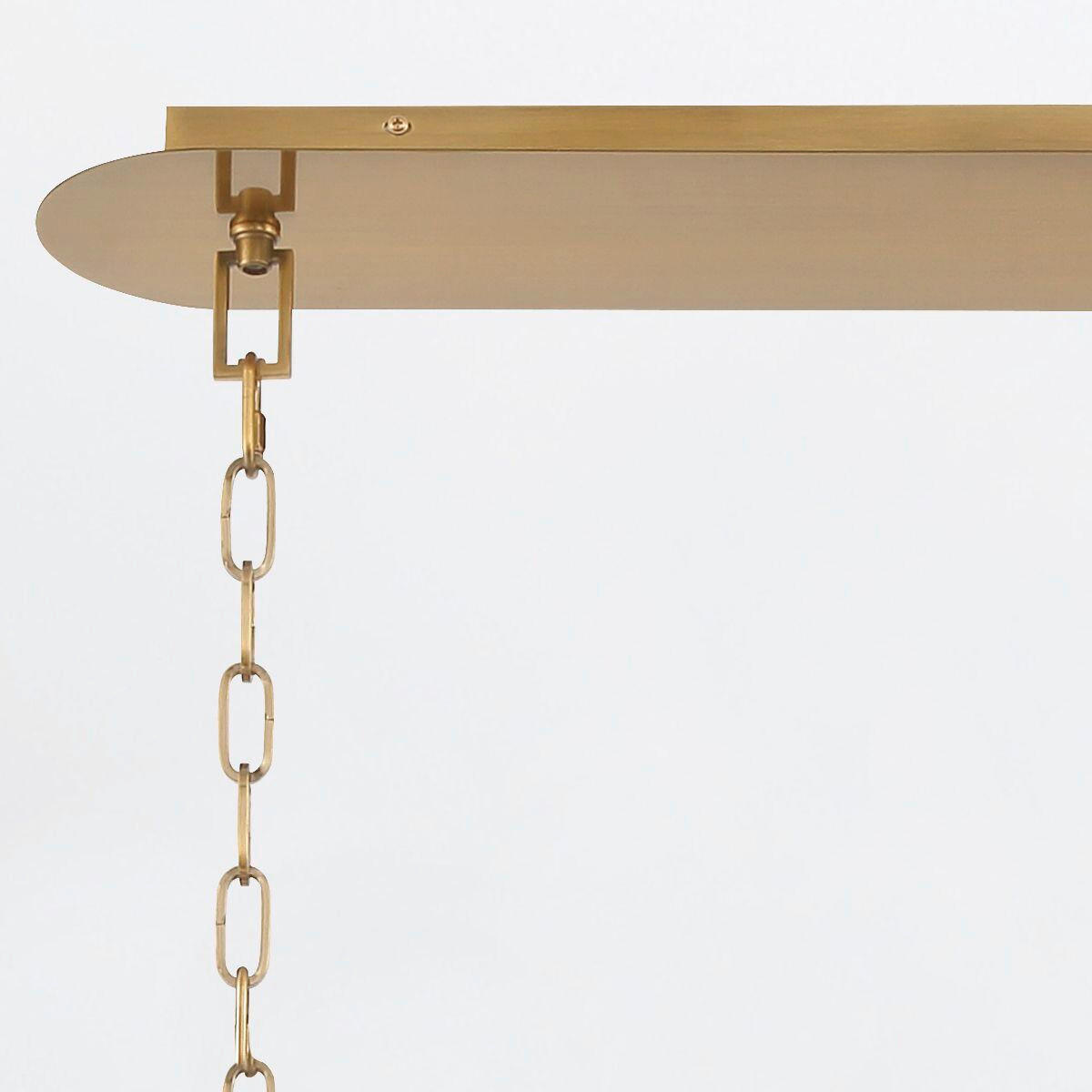 PENDELLEUCHTE   80 cm  - Messingfarben, Konventionell, Glas/Metall (80cm) - Elstead Lighting