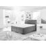 BOXSPRINGBETT "OCEAN" Webstoff 140/200 cm INKL. - Schwarz/Grau, Design, Holz/Textil (140/200cm) - Novel