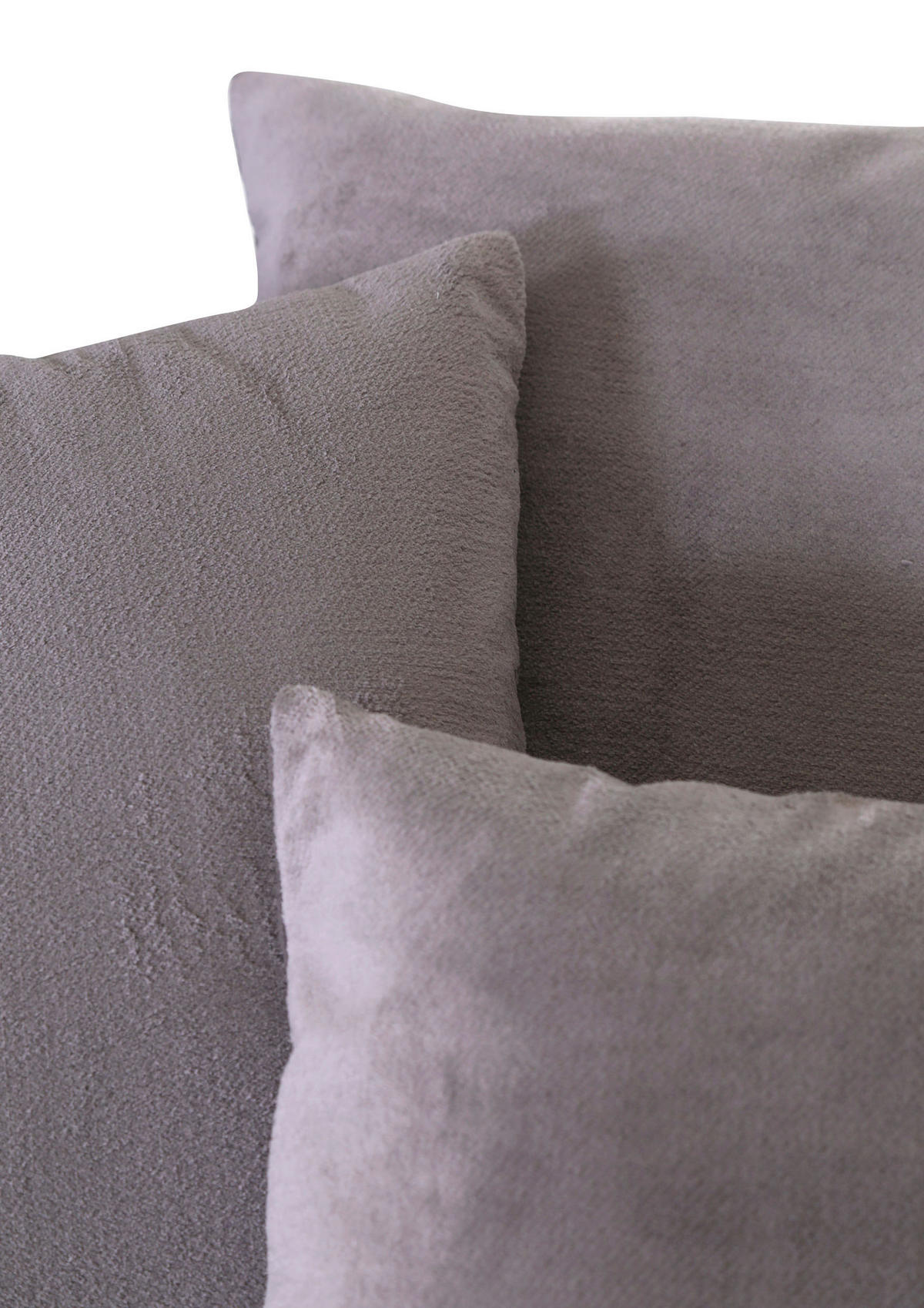 ECKSOFA Schlammfarben Flachgewebe  - Schlammfarben/Naturfarben, KONVENTIONELL, Holz/Textil (310/310cm) - Livetastic