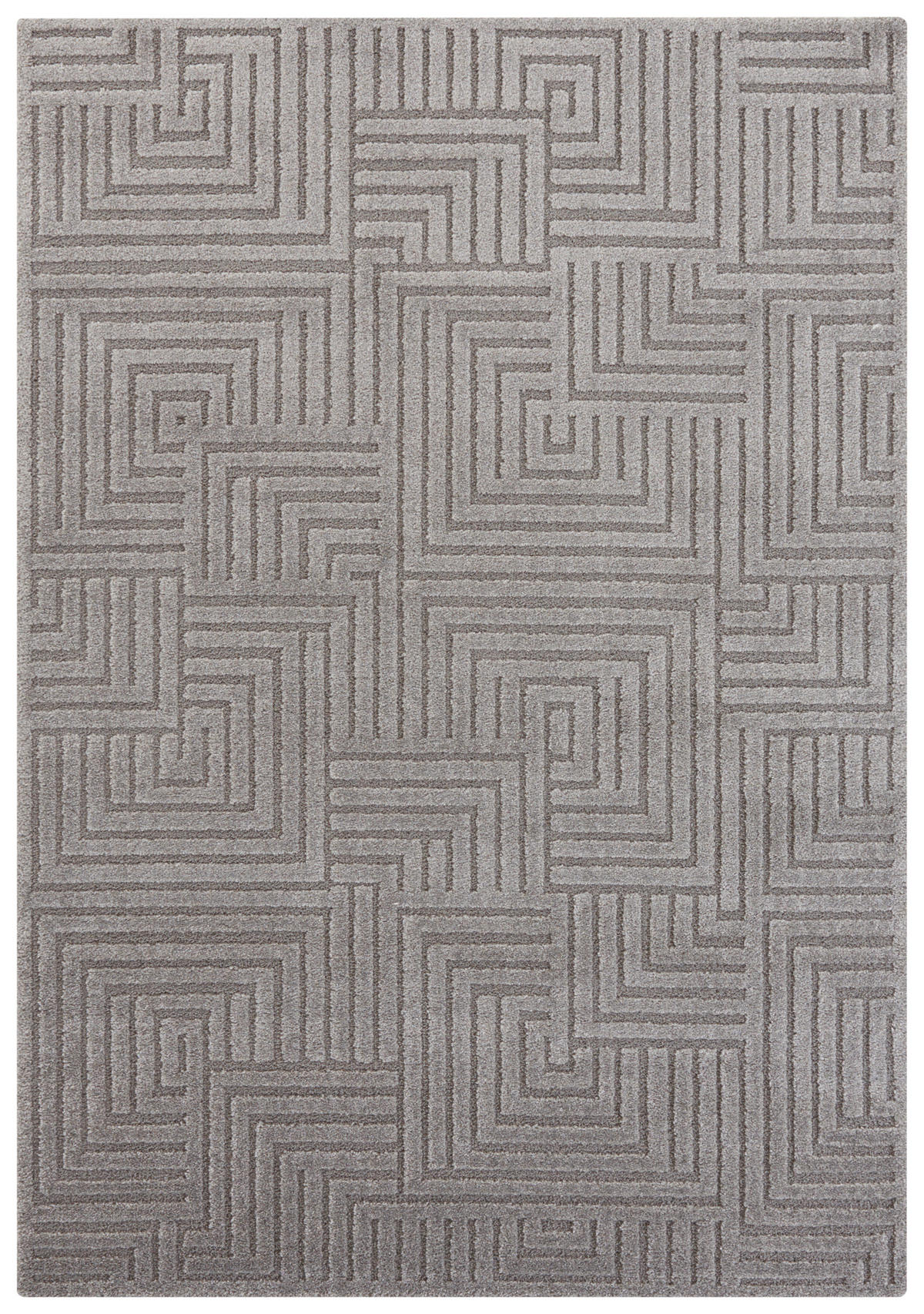 HOCHFLORTEPPICH 80/150 cm New York Grau  - Grau, Basics, Kunststoff/Textil (80/150cm)