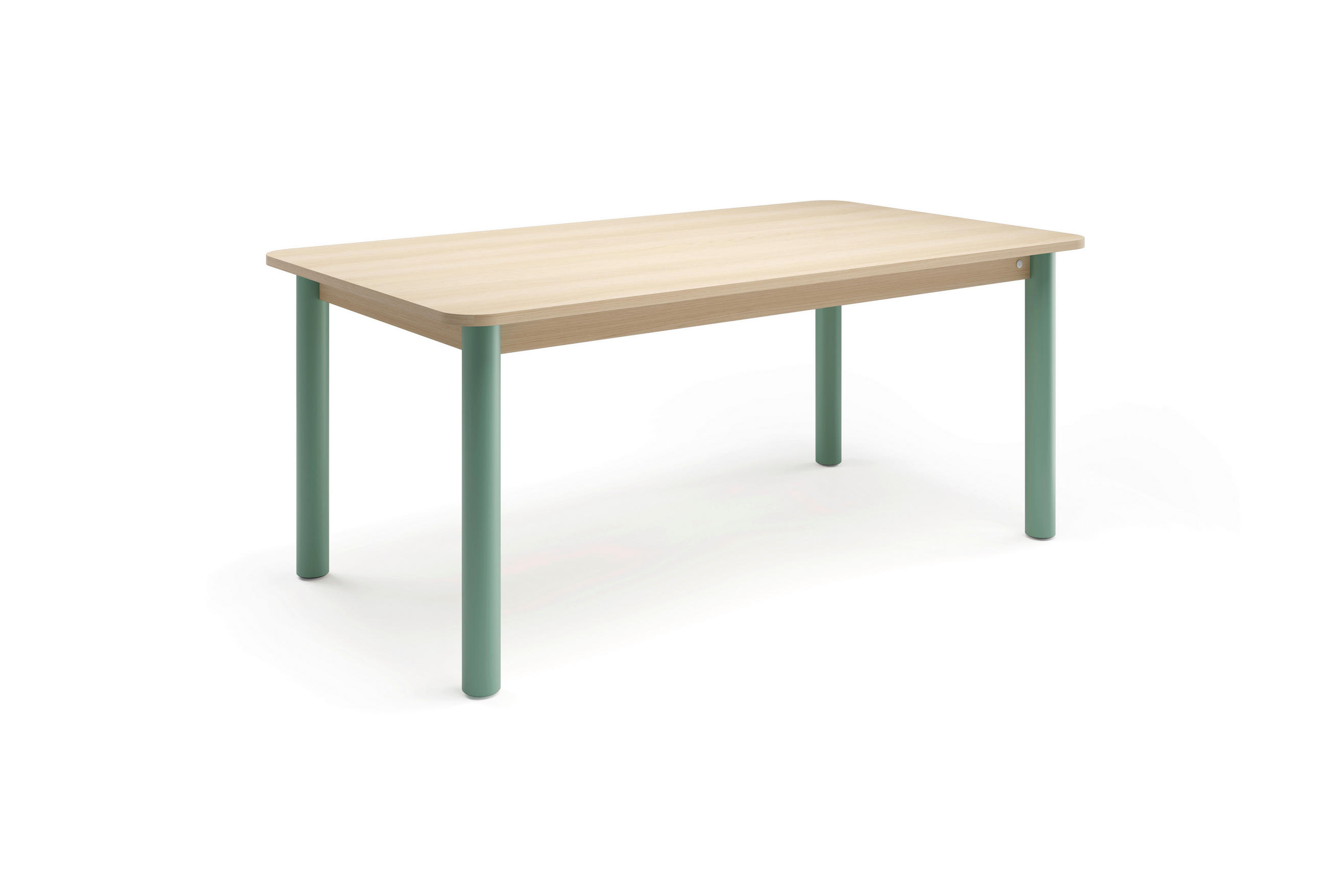 ESSTISCH in Metall, Holzwerkstoff 180/100/76 cm   - Hellbraun/Salbeigrün, Natur, Holzwerkstoff/Metall (180/100/76cm) - Tom Tailor