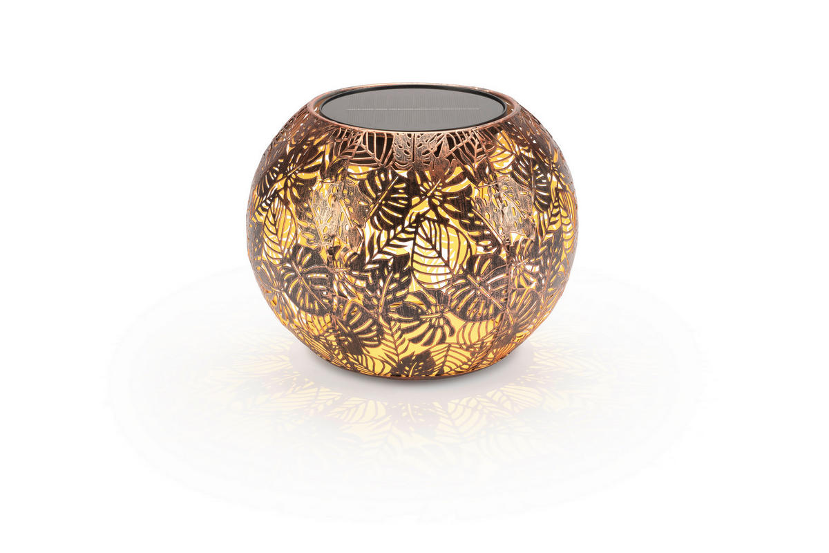 SOLARLEUCHTE - Bronzefarben, Basics, Metall (22/18cm) - STT