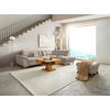ECKSOFA in Bouclé Beige  287/212 cm  - Eichefarben/Beige, MODERN, Holz/Textil (287/212cm) - Valnatura