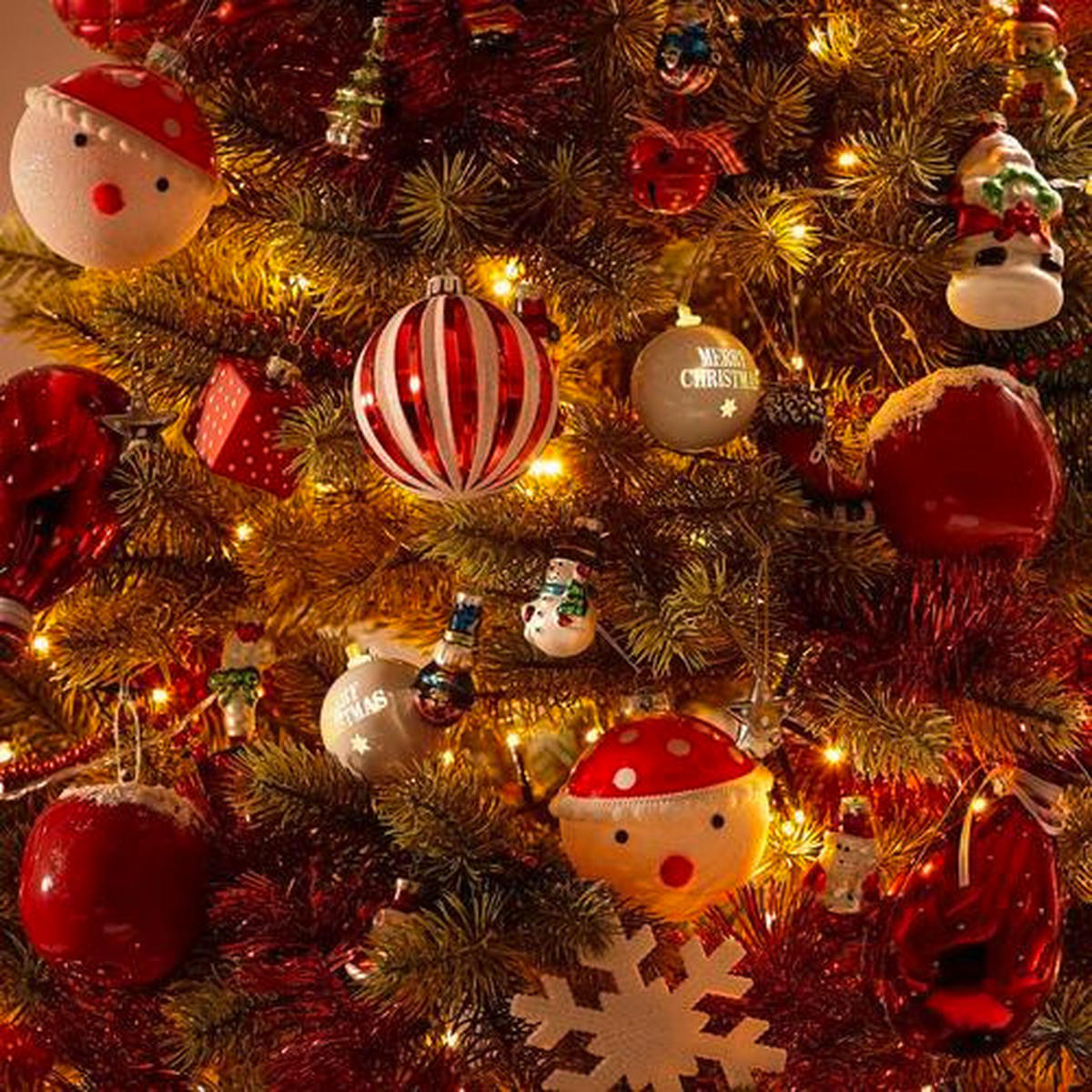 CHRISTBAUMANHÄNGER  - Multicolor, Glas (20/4/28cm) - X-Mas