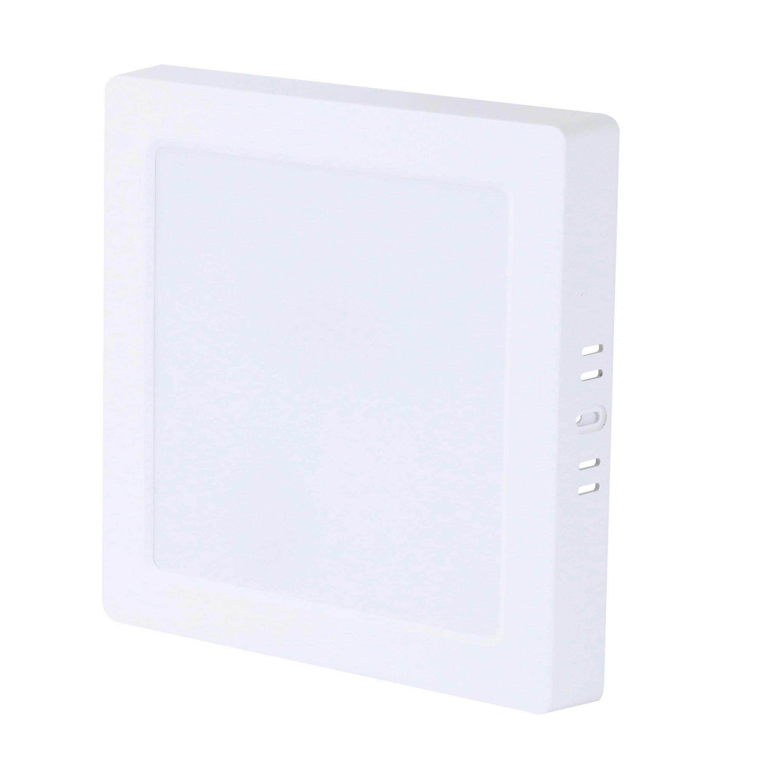 LED PANEL  - bijela, Basics, plastika (16,7/3/16,7cm)