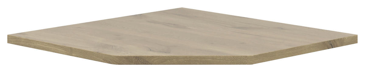 ECKVERBINDUNGSPLATTE  in Eichefarben  - Eichefarben, Konventionell, Holzwerkstoff (80/2,8/80cm) - Voleo