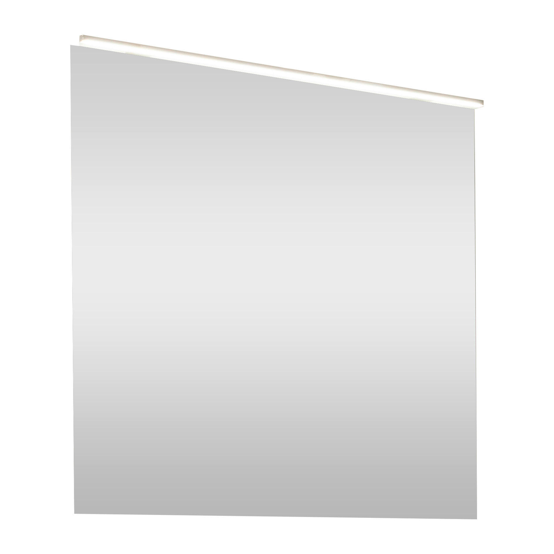 BADEZIMMERSPIEGEL 90/80/1,4 cm  - Silberfarben, KONVENTIONELL, Glas (90/80/1,4cm) - Voleo