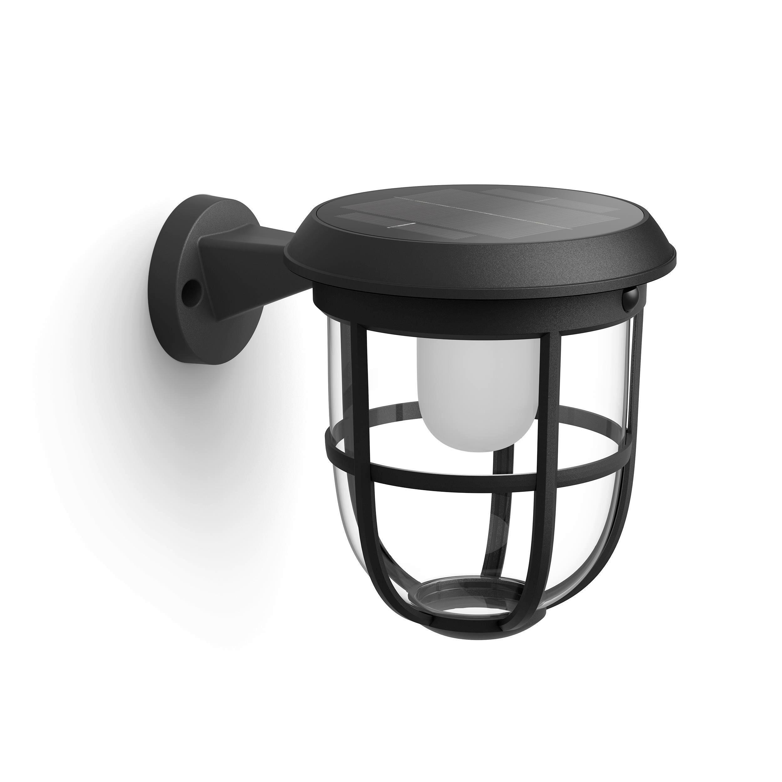 Philips Solarleuchte Schwarz 17.5x19.2x24 cm