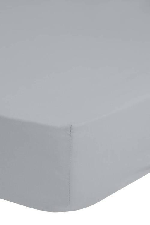 SPANNBETTTUCH Good Morning Jersey  Jersey  - Silberfarben/Grau, Basics, Textil (200/220cm) - MID.YOU