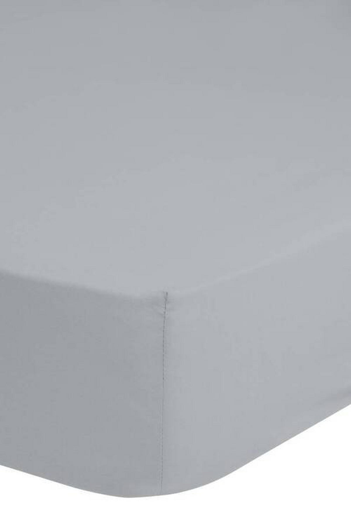 SPANNLEINTUCH 200/220 cm Jersey  - Silberfarben/Grau, Basics, Textil (200/220cm) - MID.YOU