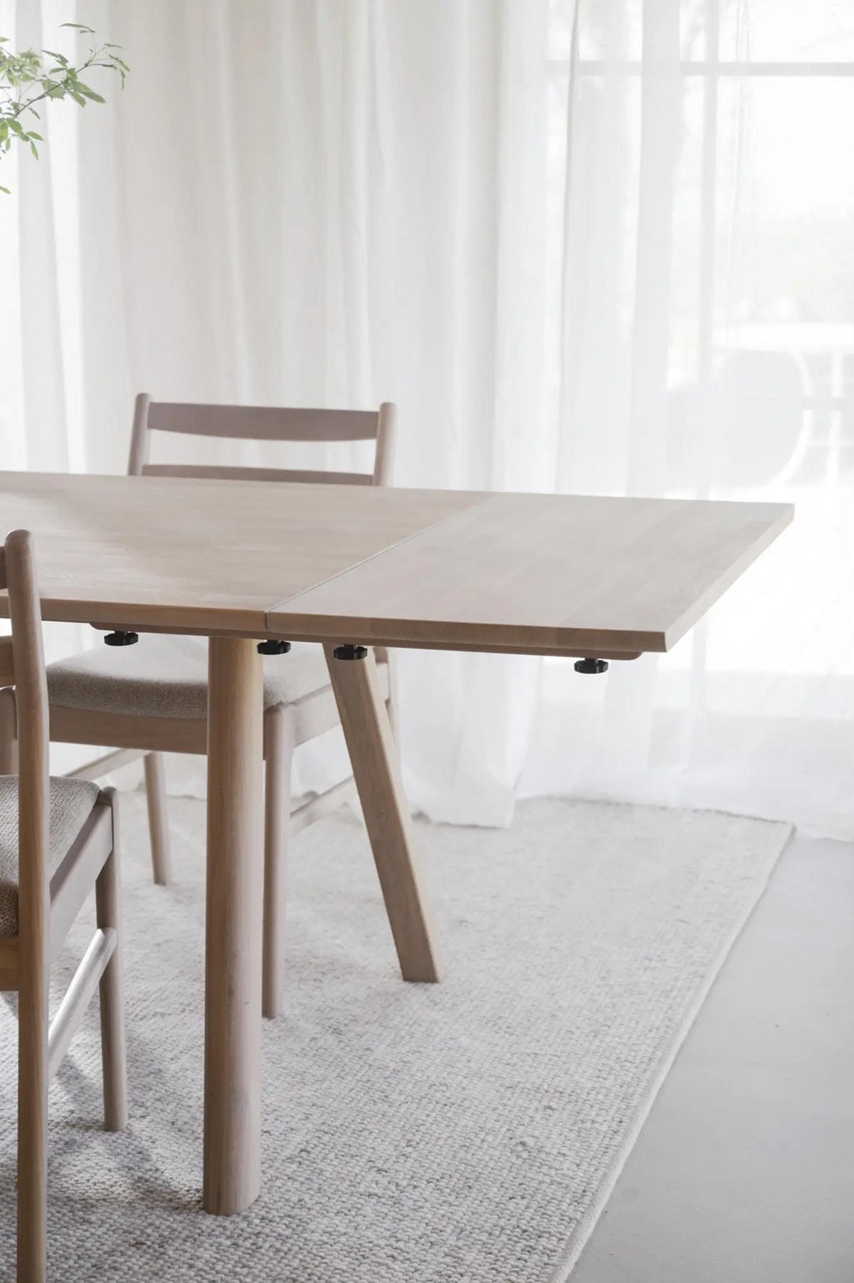 TILLÄGGSSKIVA - ek Bianco, Klassisk, trä (45/95/2cm) - Rowico