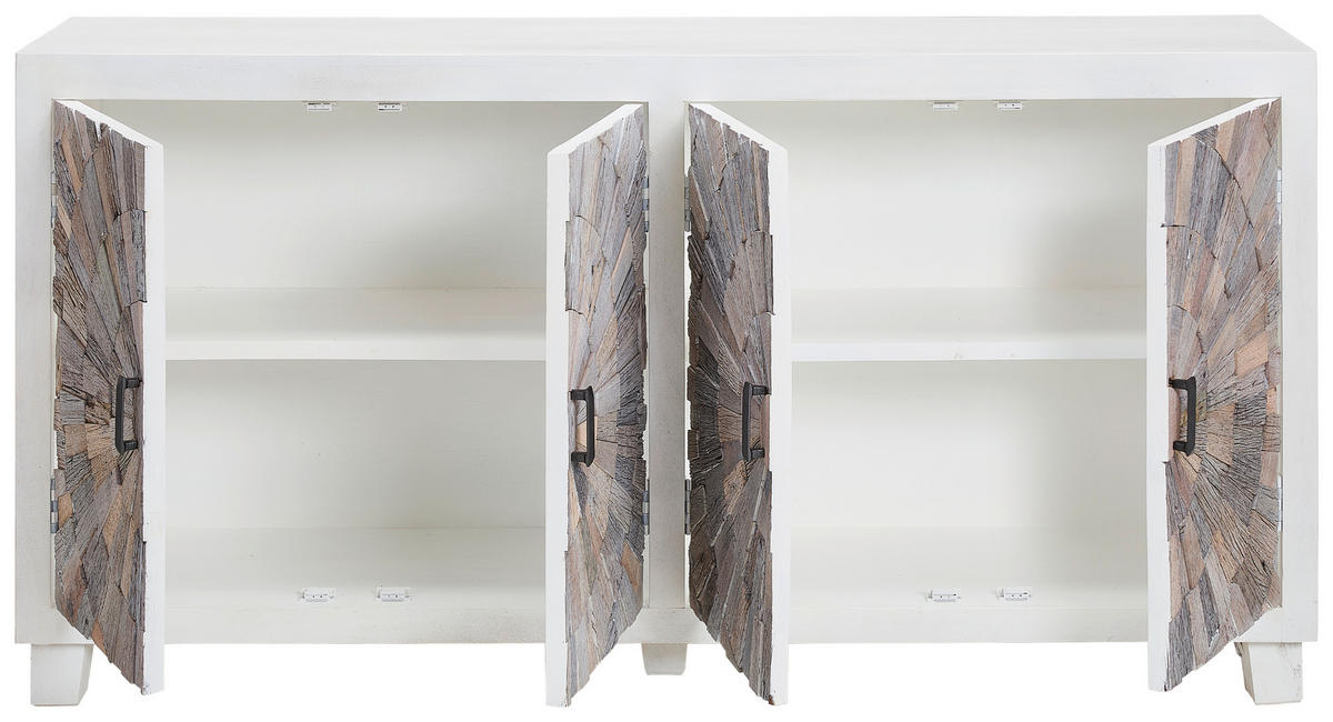 SIDEBOARD  in 180/92/40 cm  - Weiß, Design, Holz/Holzwerkstoff (180/92/40cm) - Ambia Home