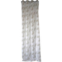 ÖSENSCHAL DIGITAL BEDRUCKT halbtransparent 140/245 cm   - Beige/Weiß, Natur, Textil (140/245cm)