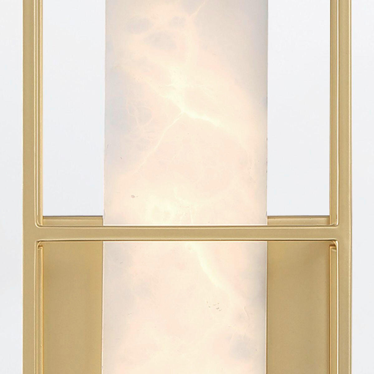 LED-WANDLEUCHTE    - Goldfarben, KONVENTIONELL, Glas/Metall (40,6/12,7/11,5cm) - Elstead Lighting