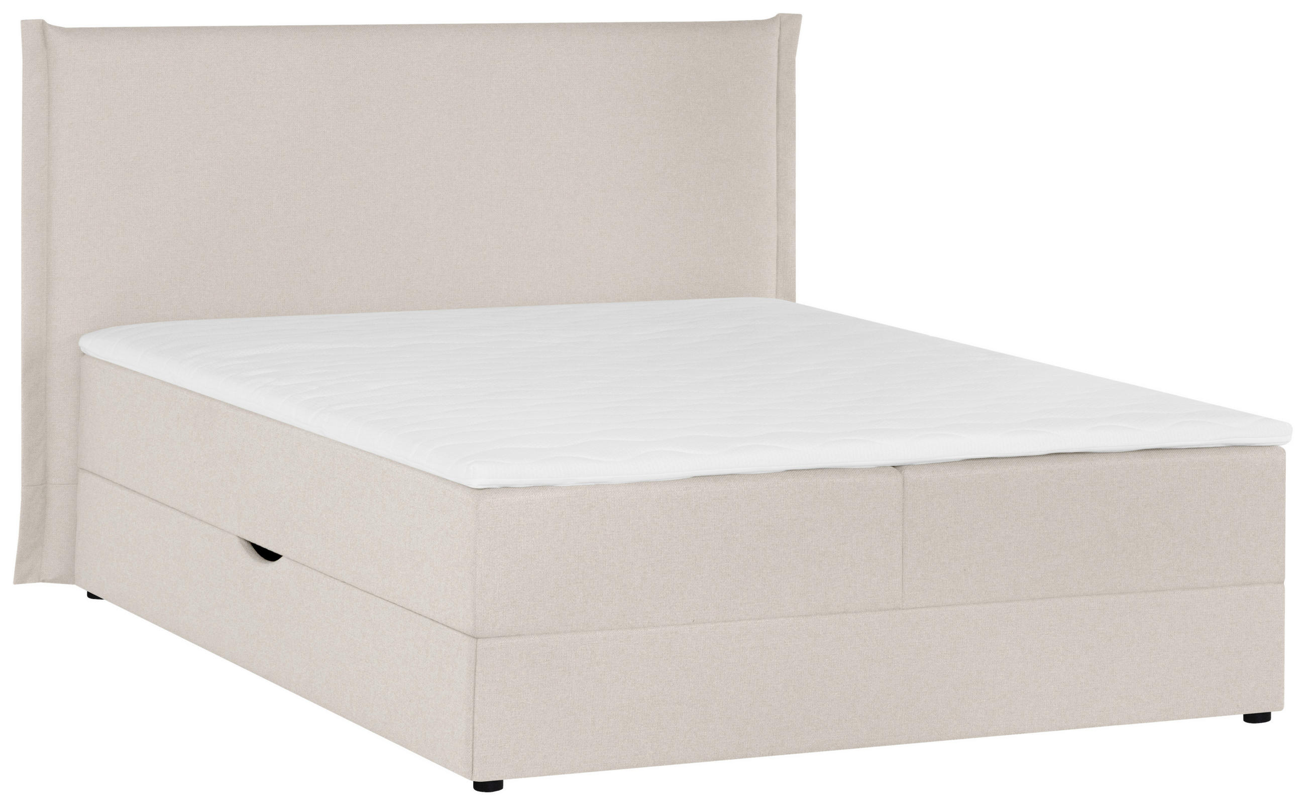 Boxspring 180x200 Cm, bej - bej, Modern, lemn/textil (191/211/119,5cm) - Hom`in