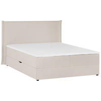 Boxspring 180x200 Cm, bej - bej, Modern, lemn/textil (191/211/119,5cm) - Hom`in