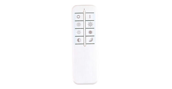 LED-DECKENLEUCHTE 43/6,5 cm - Chromfarben/Weiß, LIFESTYLE, Kunststoff/Metall (43/6,5cm) - Novel