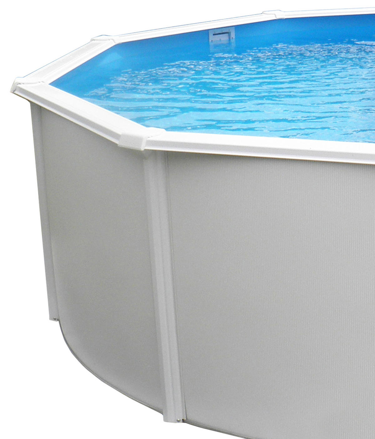 POOL 550/120 cm  - Weiß, MODERN, Metall (550/120cm)