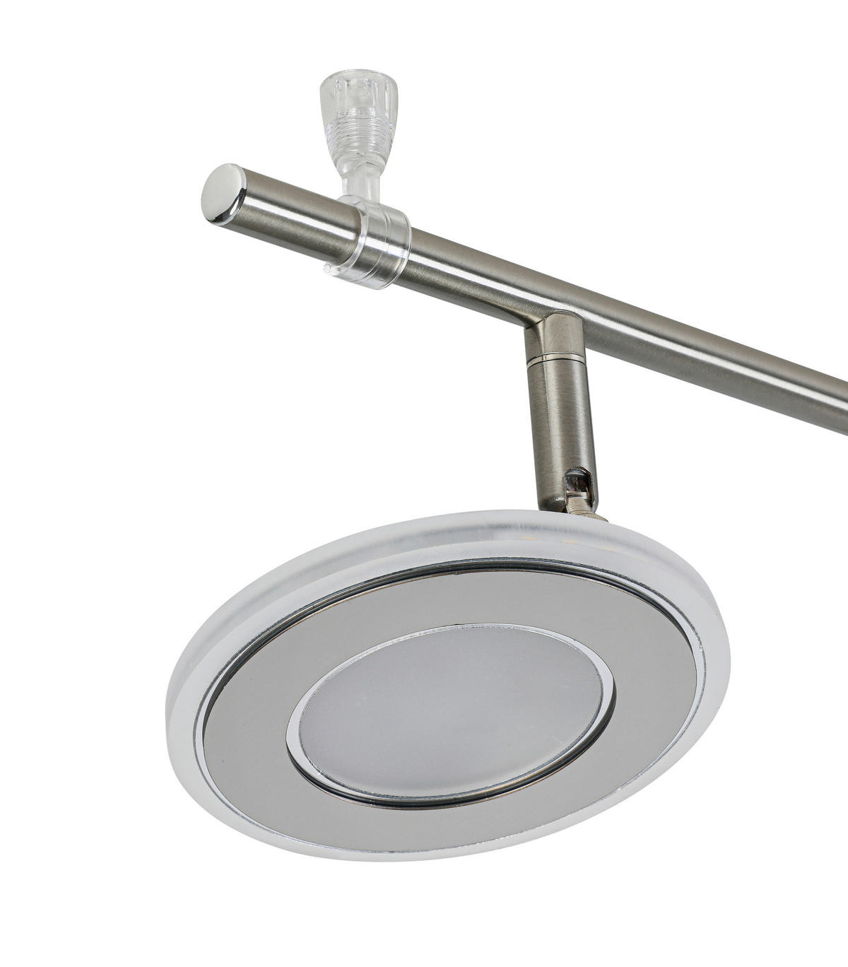 LED-STRAHLER 150/21/13 cm  - Chromfarben/Nickelfarben, Design, Kunststoff/Metall (150/21/13cm) - Novel