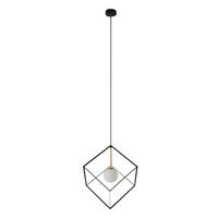 HÄNGELEUCHTE 30/130 cm   - Schwarz/Weiß, Design, Glas/Metall (30/130cm) - Näve