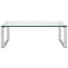 COUCHTISCH in Metall, Glas 120/80/38 cm - Klar/Grau, Design, Glas/Metall (120/80/38cm) - Rolf Benz COUCHTISCH in Metall, Glas 120/80/38 cm - Klar/Grau, Design, Glas/Metall (120/80/38cm) - Rolf Benz