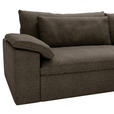 ECKSOFA  in Webstoff Braun  306/198 cm  - Schwarz/Braun, MODERN, Kunststoff/Textil (306/198cm) - Carryhome