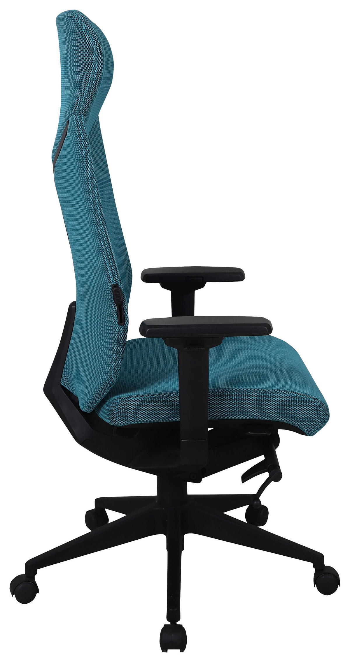 GAMING STOL kovina, umetna masa, tekstil modra  - modra/črna, Trendi, kovina/umetna masa (72/125-132/58cm) - Xora