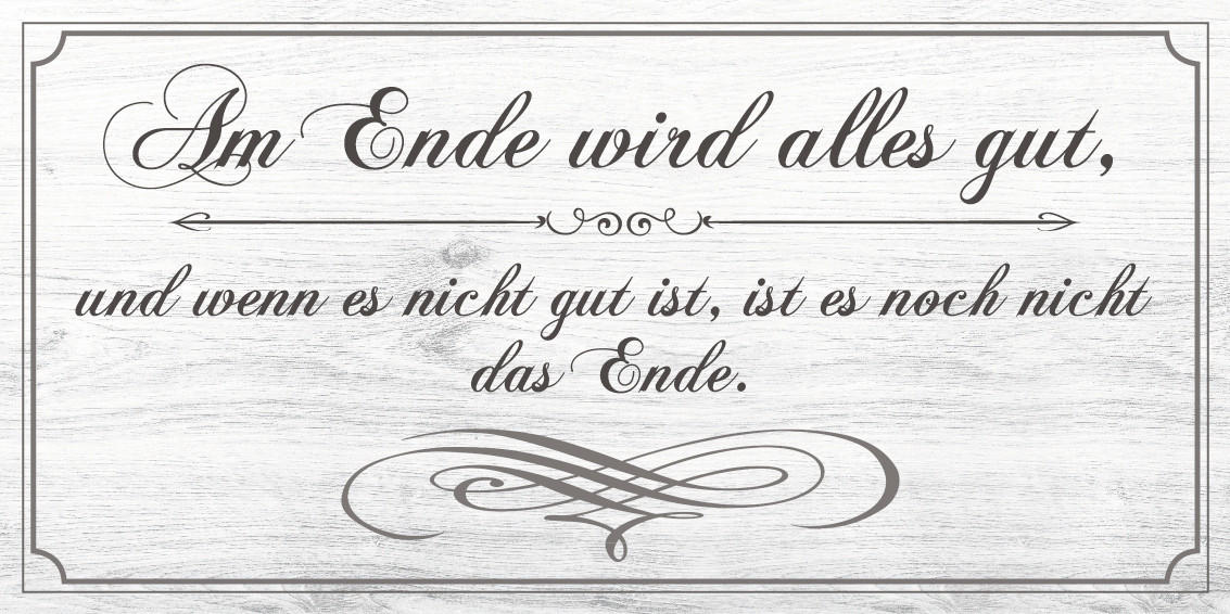 DEKOPANEEL Text 20/40 cm  - Multicolor, Basics, Holz (20/40cm) - Euroart