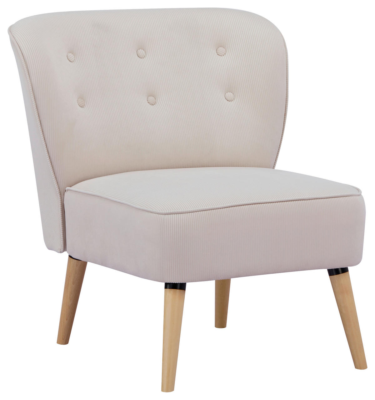 KŘESLO, textil, béžová - přírodní barvy/béžová, Design, dřevo/textil (75/82/80cm) - Livetastic