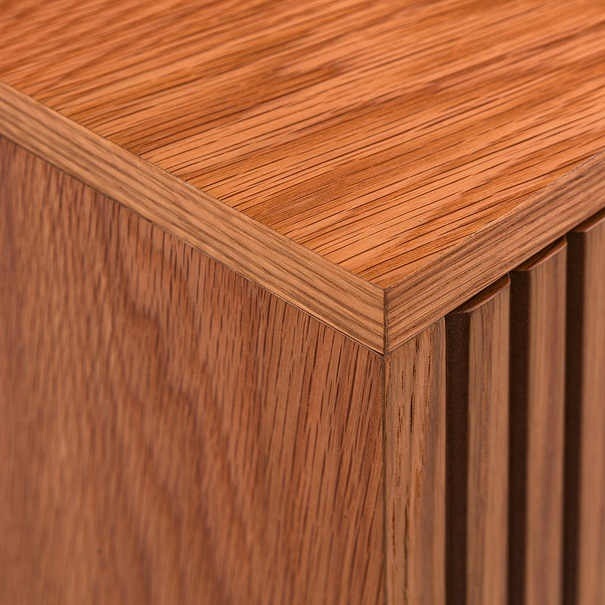 SIDEBOARD svart, ekfärgad  160/75/40 cm  - svart/ekfärgad, Lifestyle, metall/trämaterial (160/75/40cm)