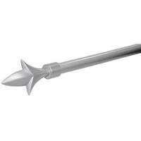 GALERIE PERDEA  - gri deschis, Konventionell, metal (130/240cm)
