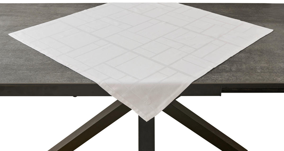 ASZTALTERÍTŐ 85/85 cm   - fehér, Basics, textil (85/85cm) - Dieter Knoll
