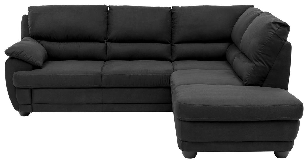 ECKSOFA in Chenille Anthrazit  245/225 cm  - Anthrazit, Design, Kunststoff/Textil (245/225cm) - Livetastic