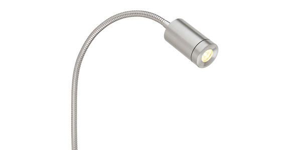 LED-WANDLEUCHTE 9/50 cm   - Nickelfarben, Basics, Kunststoff/Metall (9/50cm) - Novel