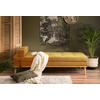 CHAISELONGUE Struktur Gelb  - Gelb/Naturfarben, MODERN, Holz/Textil (180/42/75cm) - Livetastic